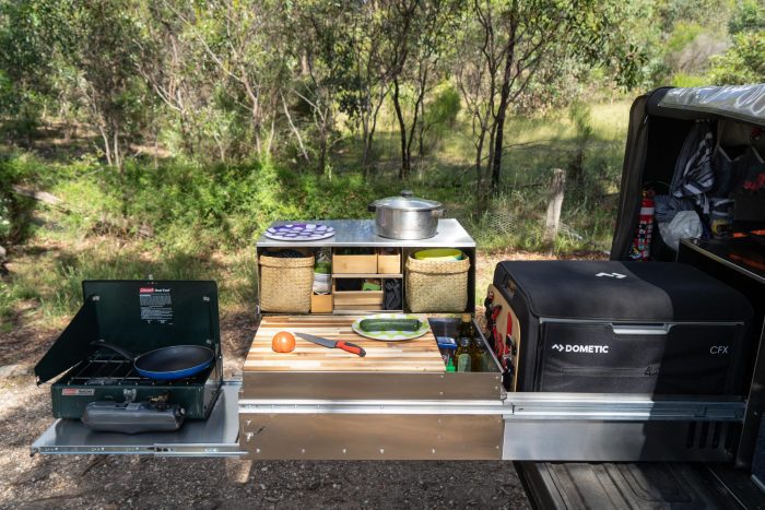 I just installed a Truck Bed Expedition Kitchen, a new all-in-one kitchen design for pickups. : overlanding