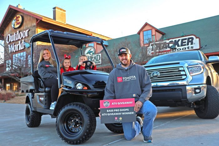 Toyota Bonus Bucks leads Littlejohn to free Tracker ATV