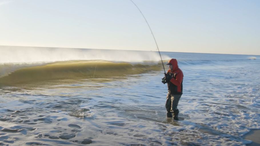January Surfcasting – On The Water
