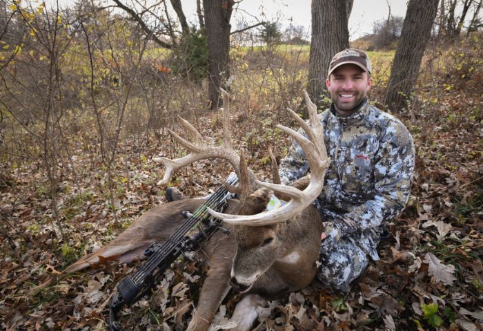 Iowa Bowhunter Tags Fourth 180-Inch Whitetail Deer