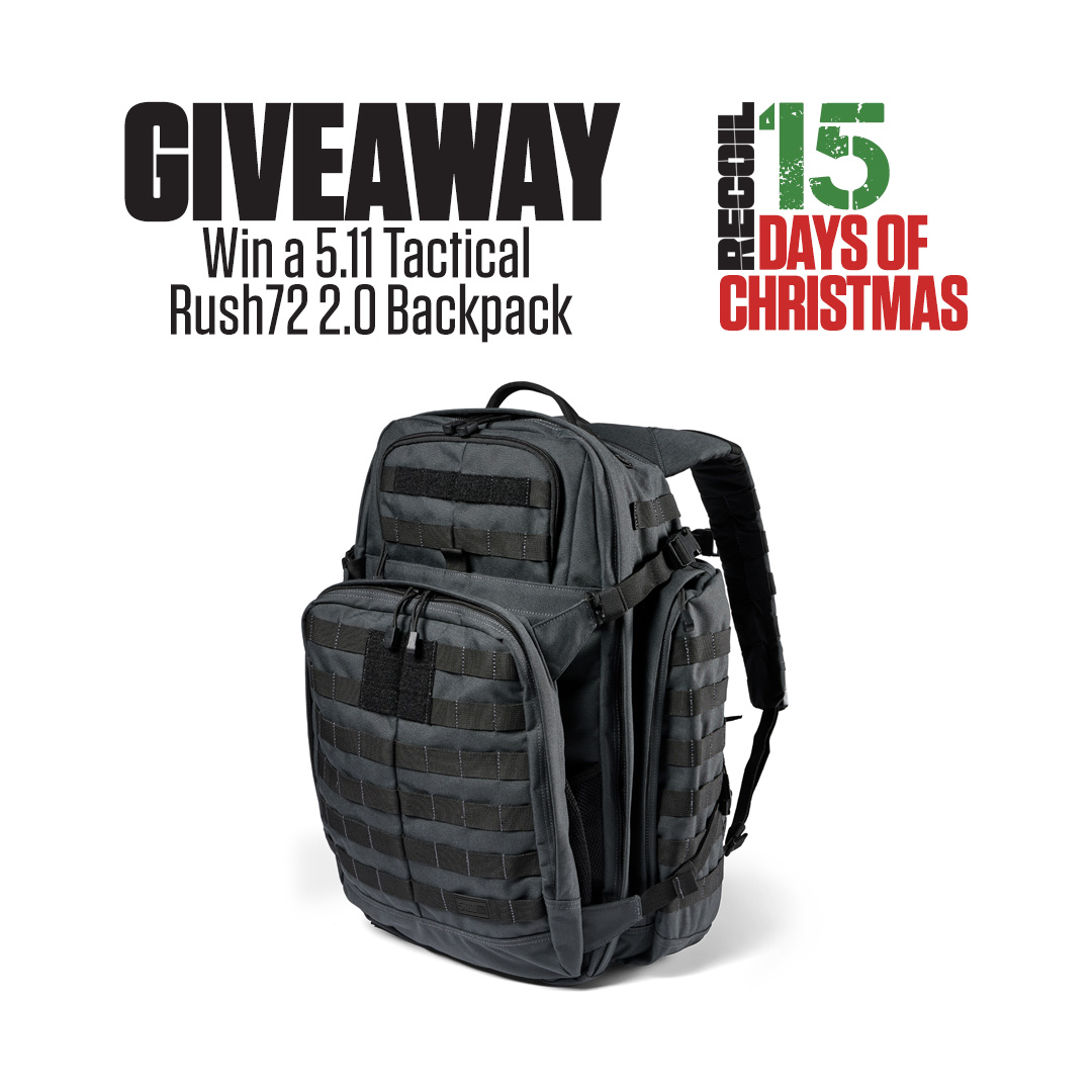 12 Days of Christmas 2021: Day 8 – 5.11 Tactical RUSH72 2.0 Backpack