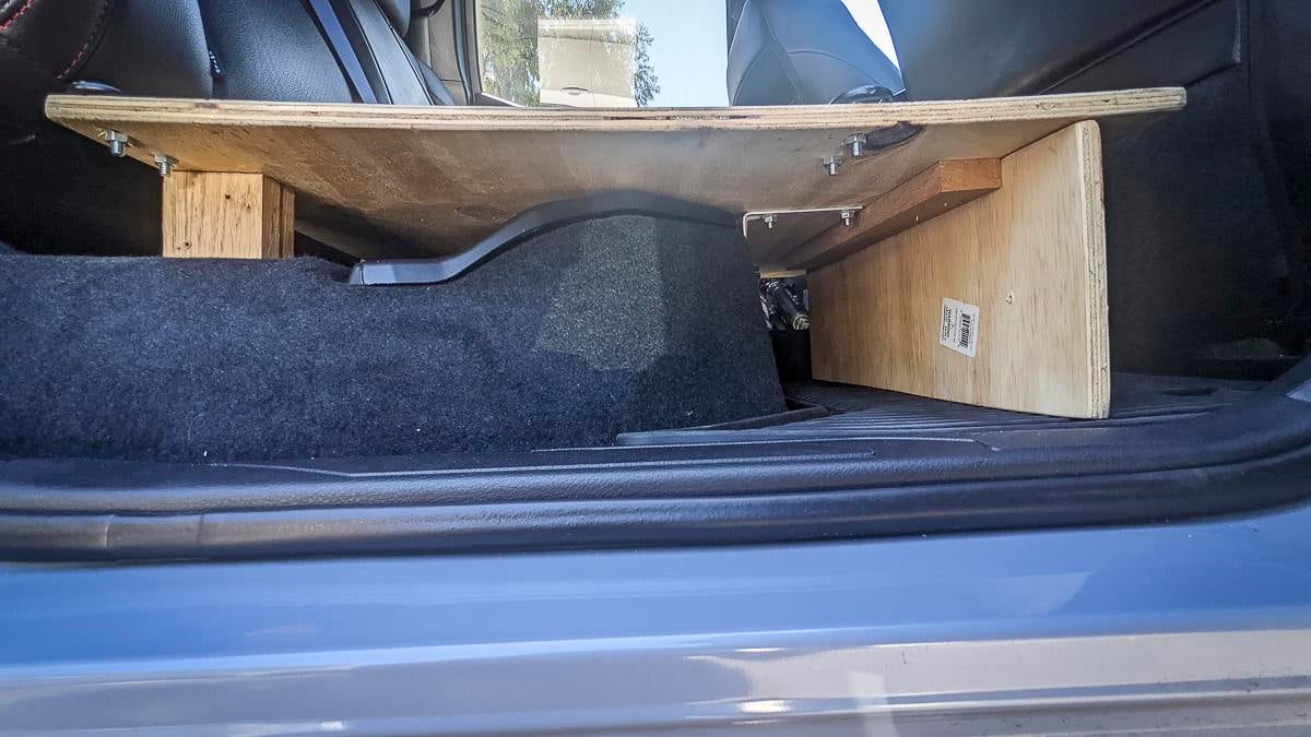 DIY Toyota Tacoma 60% Seat Delete for about $50 : overlanding