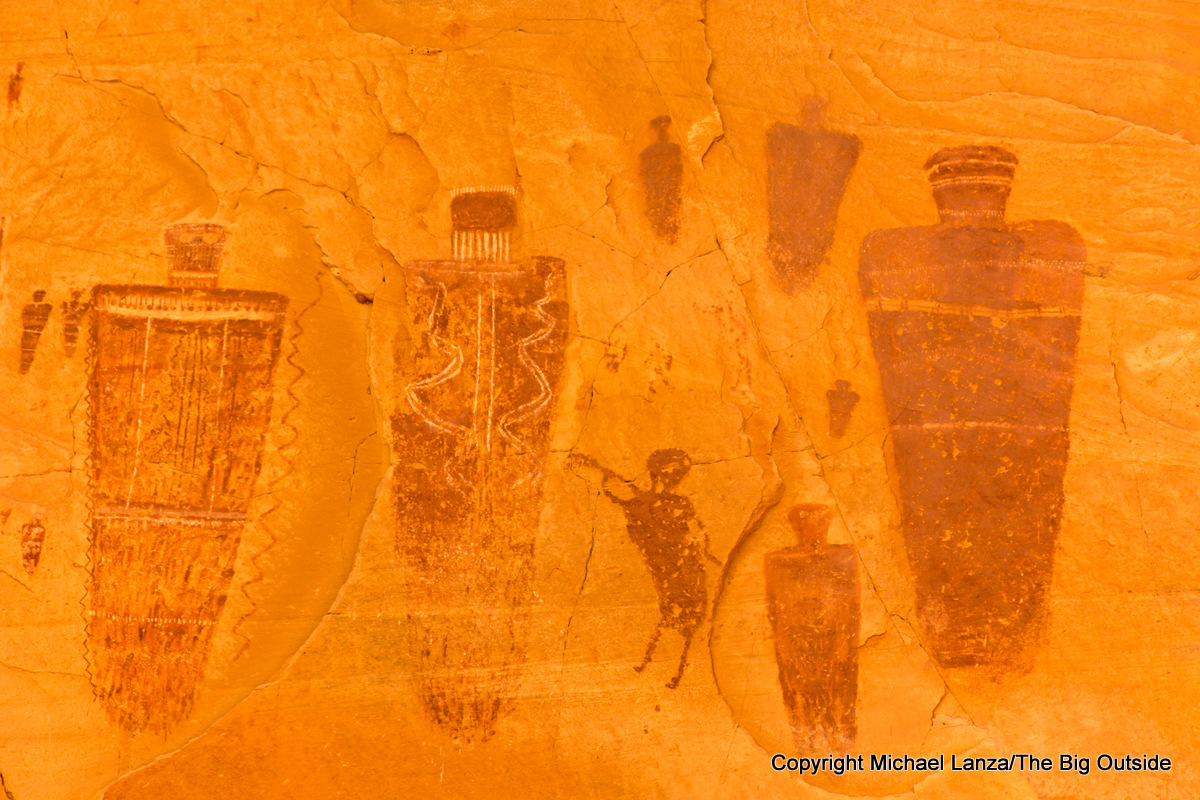 Hiking to The Great Gallery Pictographs of Horseshoe Canyon in Canyonlands National Park