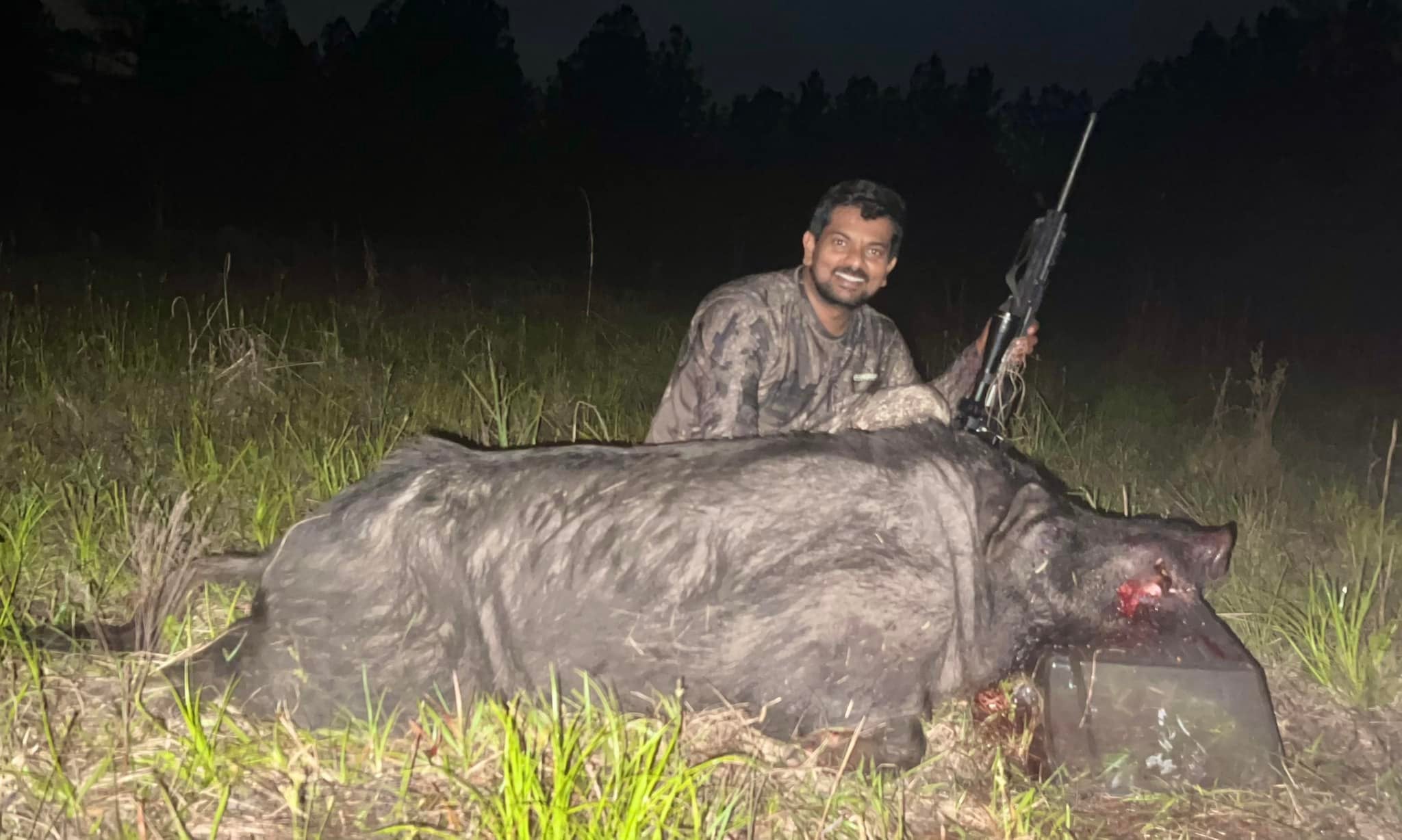 Diehard Hog Hunter Takes a Giant Georgia Boar