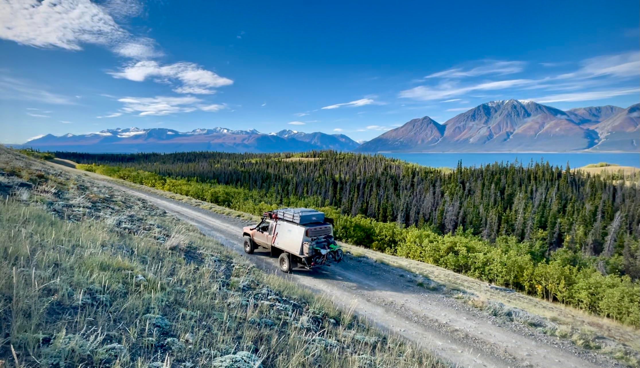 Overlanding northern Canada in a 1987 Toyota Pickup : overlanding
