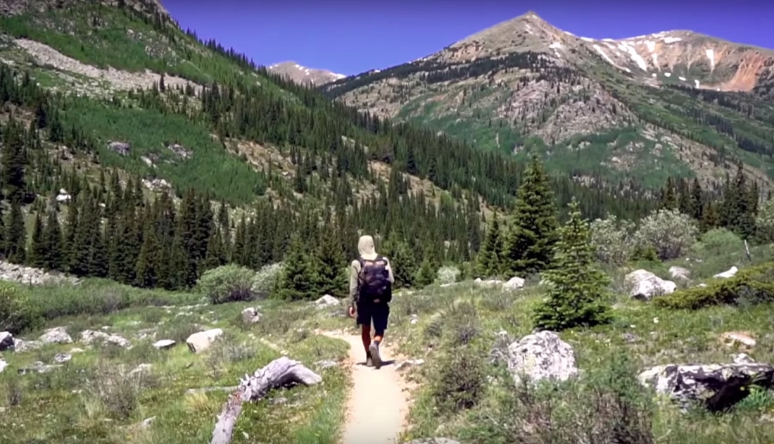 The Continental Divide Trail in One Second per Day