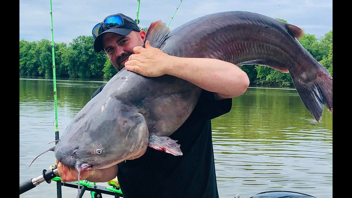 Man Catches West Virginia State Record Blue Catfish