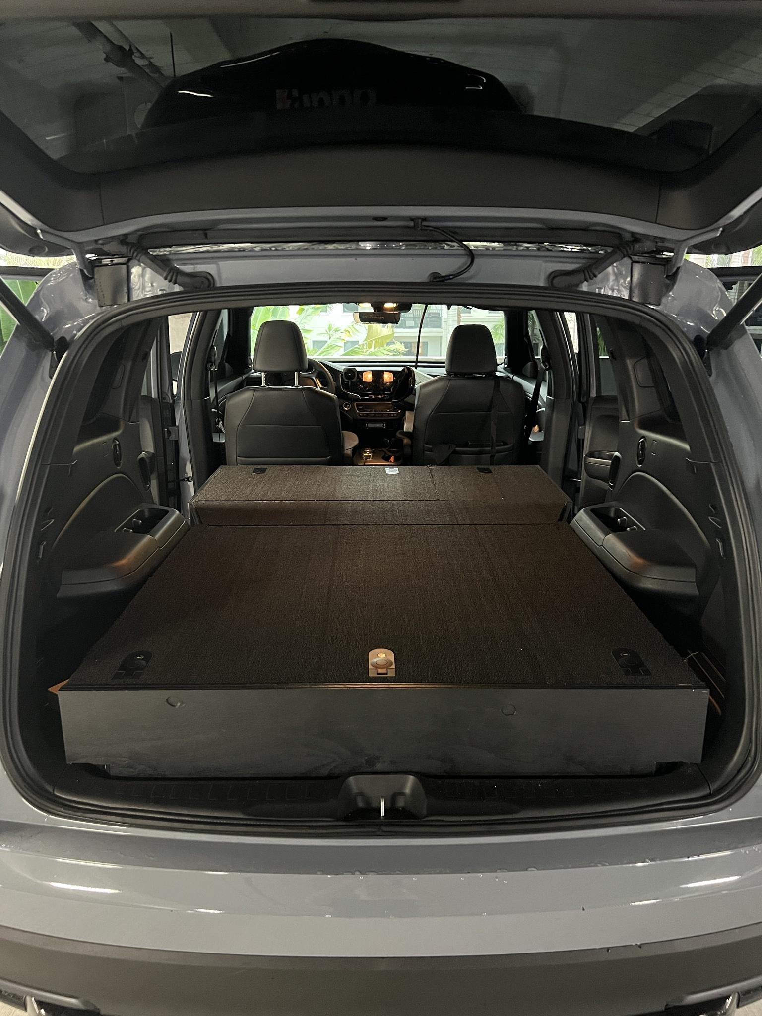 My Honda Pilot storage/platform build out, took longer than expected but now I’m ready to hit the road for 2+ months : overlanding