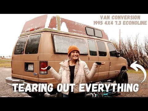 We have torn apart everything… 4×4 7.3 Ford Econoline : overlanding