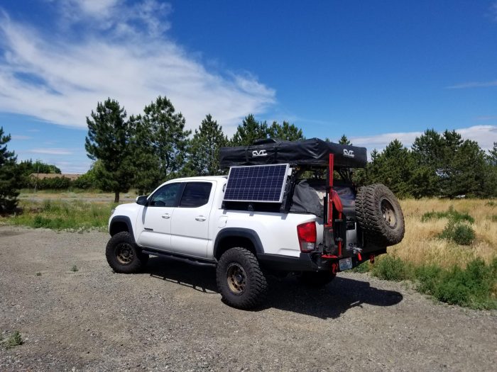 First camping trip with access to solar! : overlanding