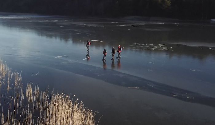 The Eerie Beauty of Nordic Skating