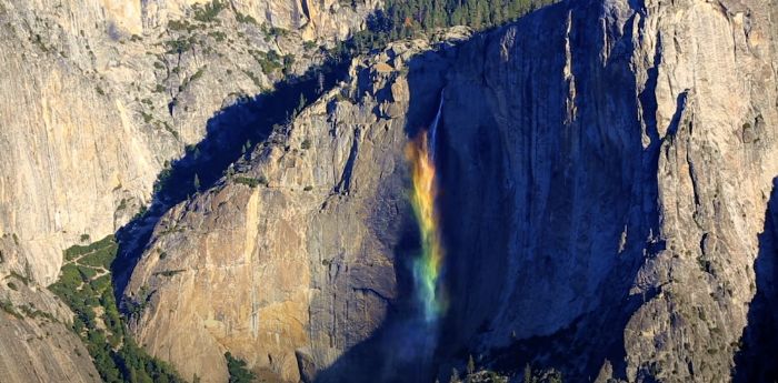 A Yosemite Falls Rainbow to Really Knock Your Socks Off