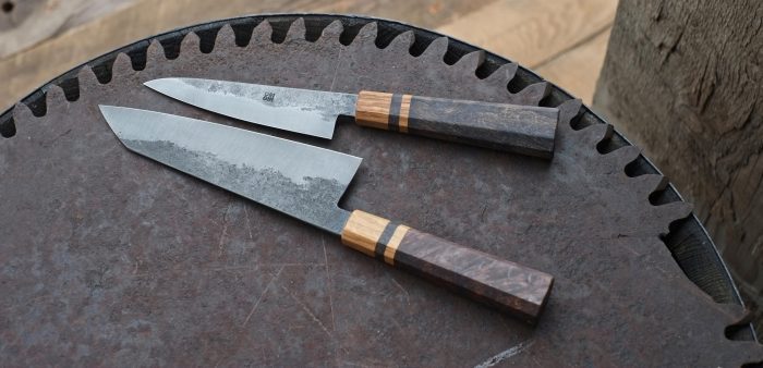 Origin Handcrafted Repurposes Saw Blades into Kitchen Knives
