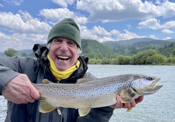The Fonz Is Trout Fishing in Idaho and Loving Every Minute