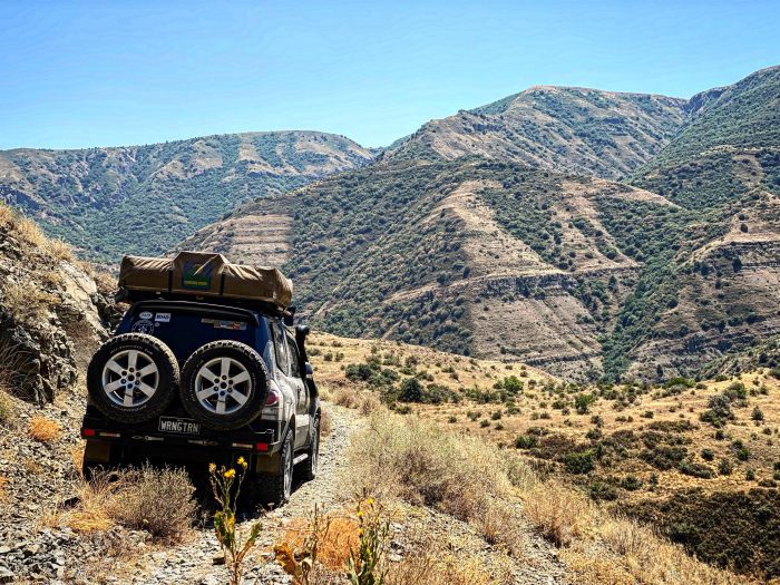 Working around the off-road tracks of Armenia