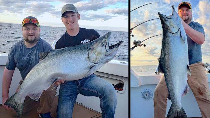 40-Pound Chinook Salmon Caught in Wisconsin