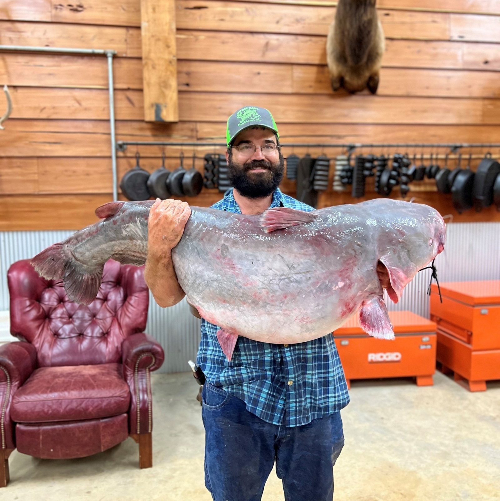 2nd Record Breaking Mississippi Blue Catfish for 2022 Everest News