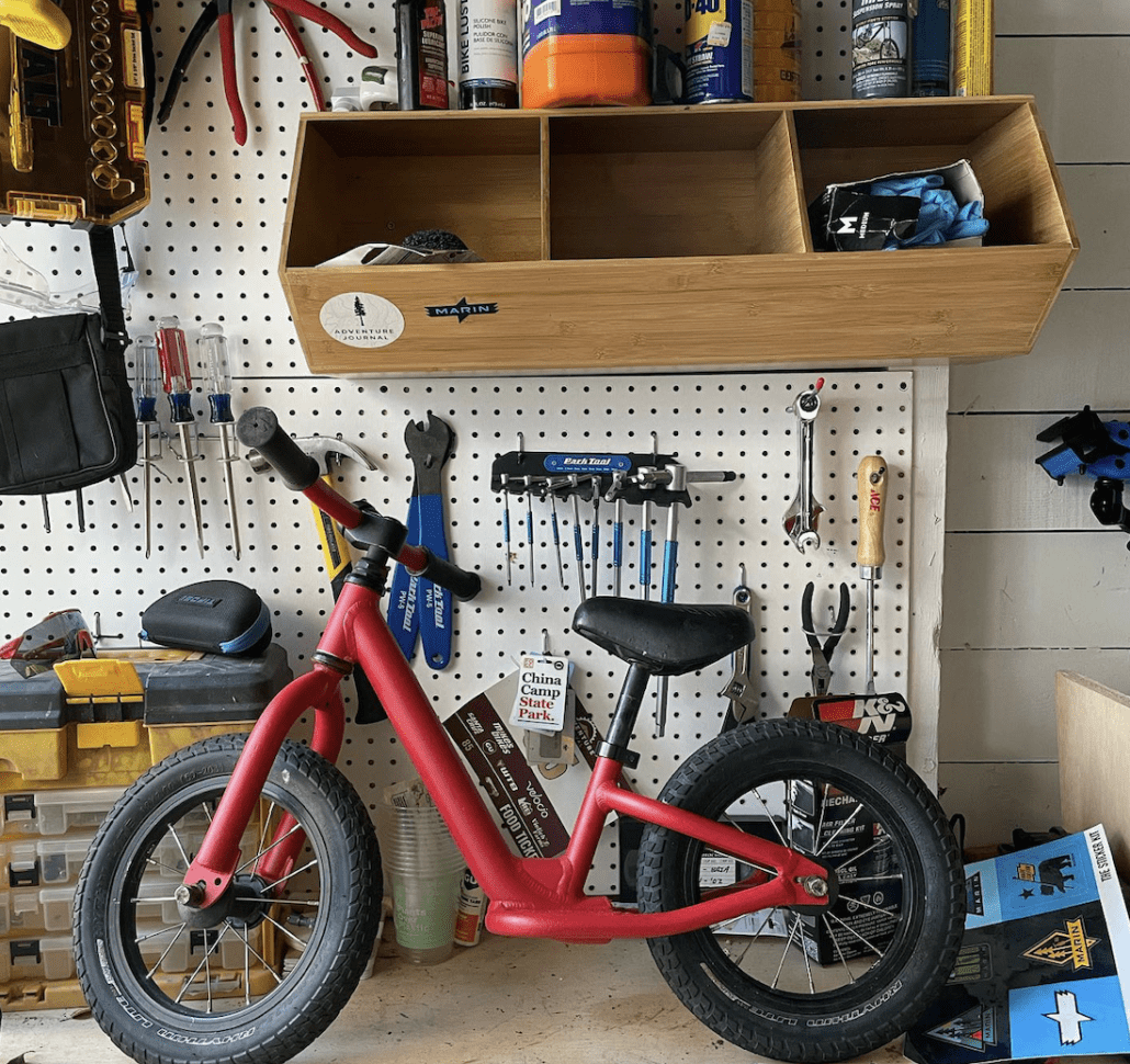 Our Fave Bike Tool Set in the Garage