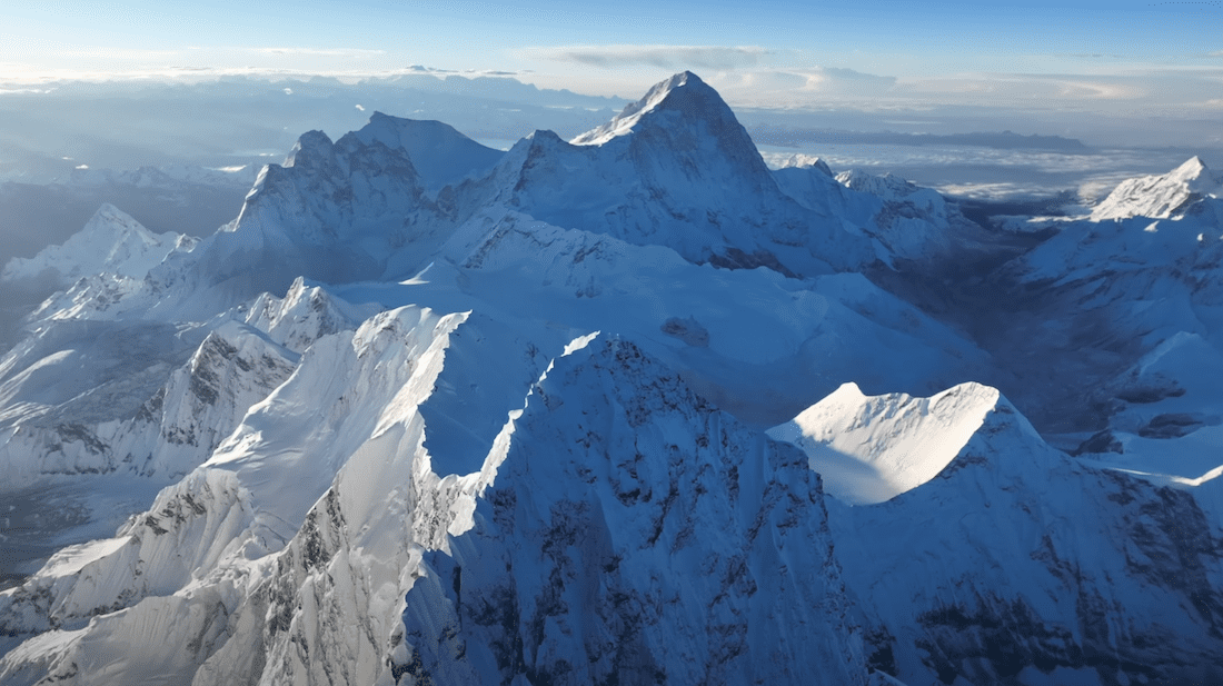 Spellbinding Drone Footage Over Everest