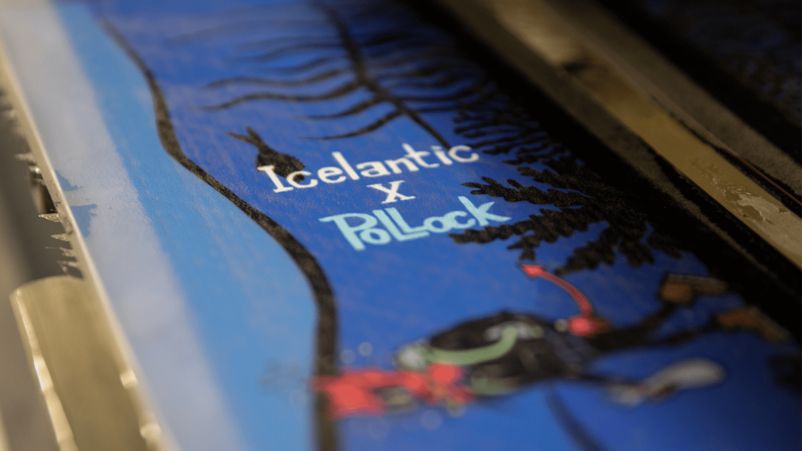 Behind the scenes of the new limited-edition Icelantic X Jim Pollock collaboration ski