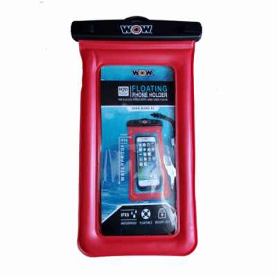 WOW Watersports H2O Proof Smart Phone Holder - 5" x 9" - Red