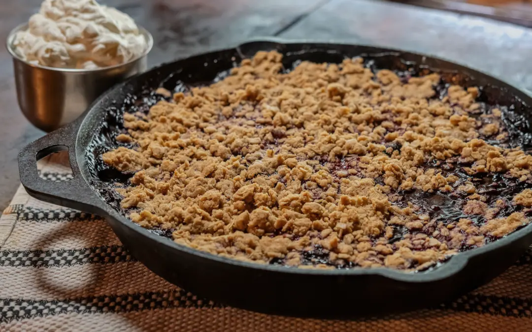 A Wild Berry Crisp Recipe by Chef Rikki Folger