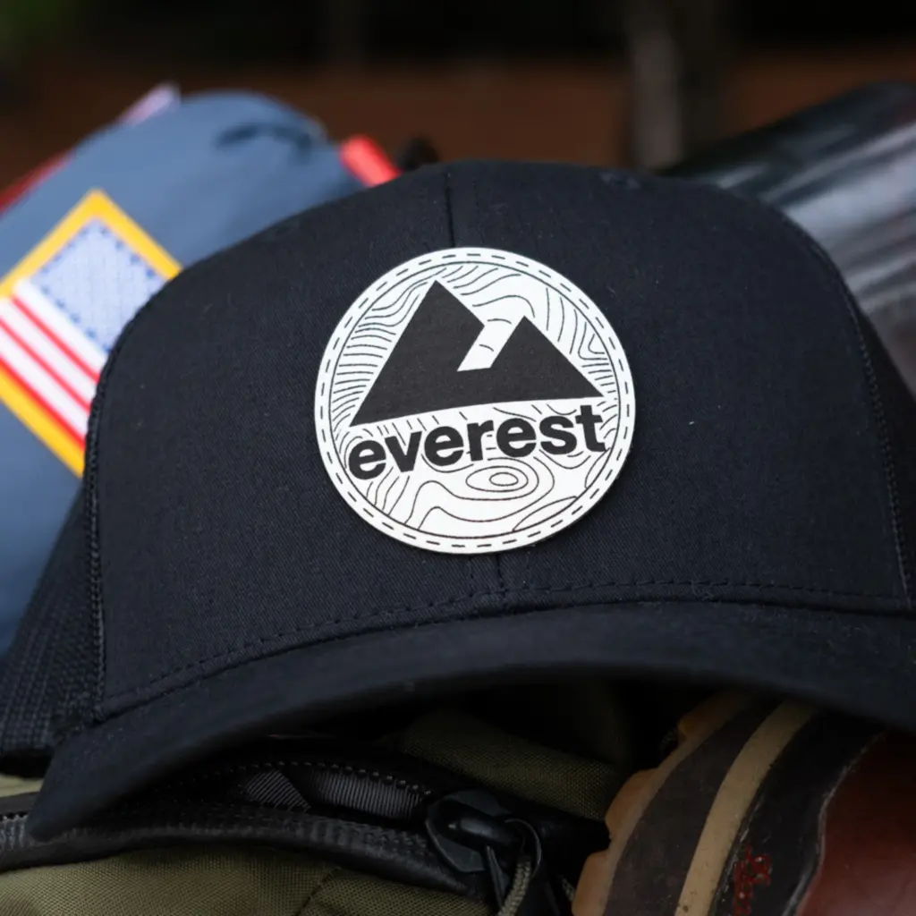 Everest Round Topographic Patch Hat